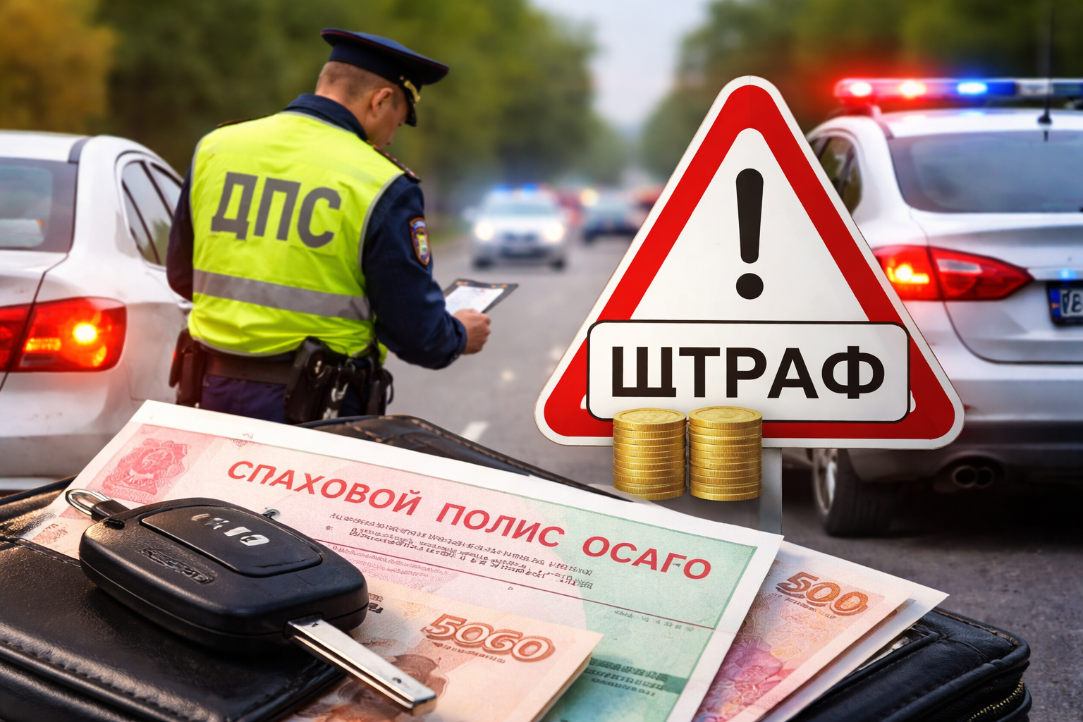 В России ограничили число штрафов за отсутствие ОСАГО